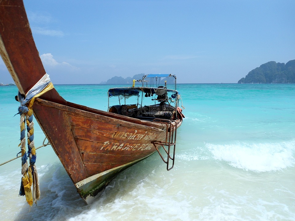 海滩,海洋,泰国