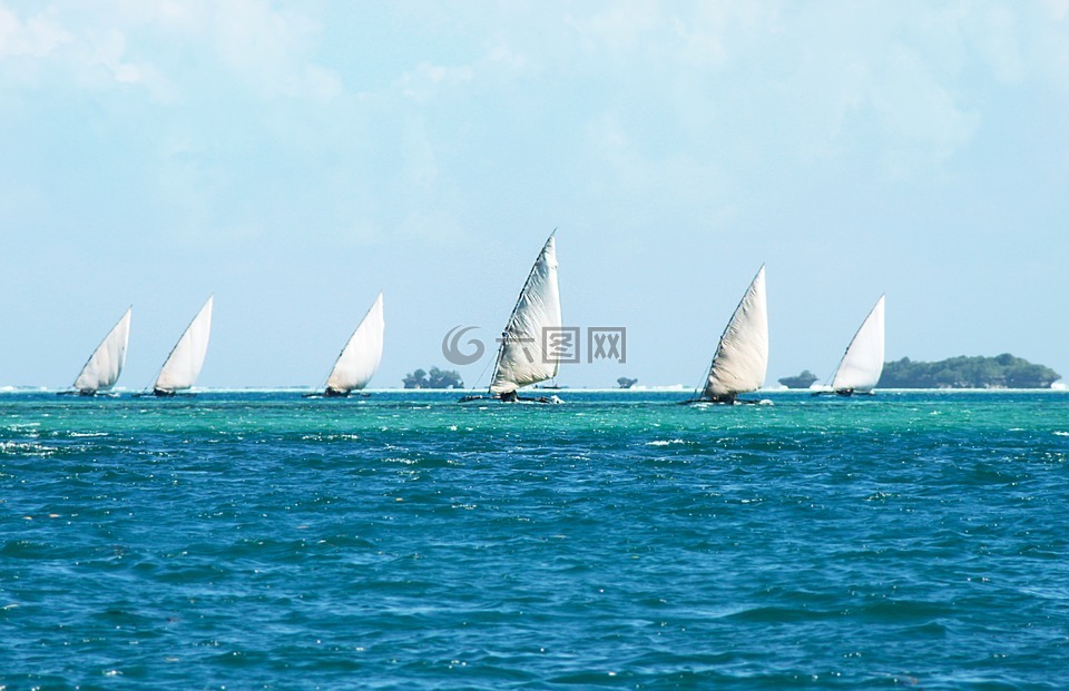 海,單桅帆船,鬥高清圖庫素材免費下載(圖片編號:7347200)-六圖網