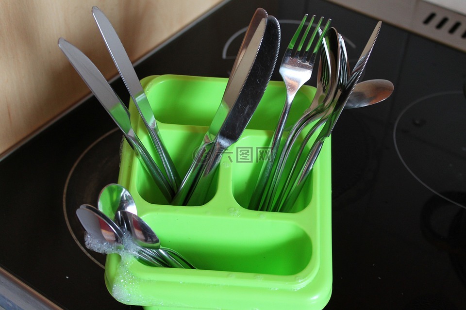 刀具,餐具篮,洗碗