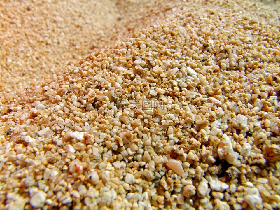 沙,沙粒,海滩