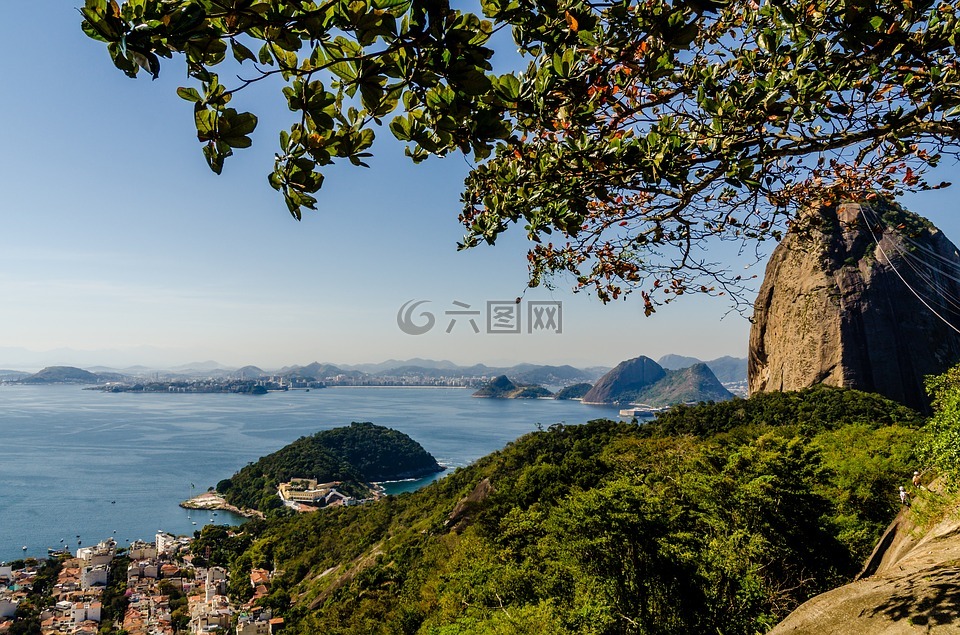 里约热内卢,urca,甜面包 （pão de açúcar