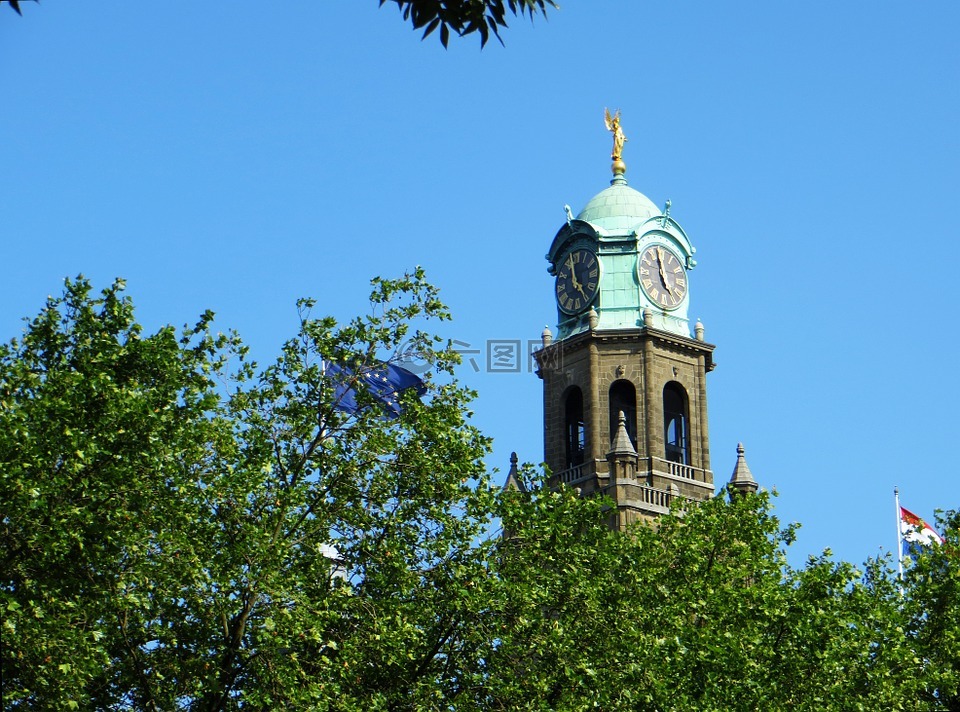 鹿特丹,教堂,尖顶