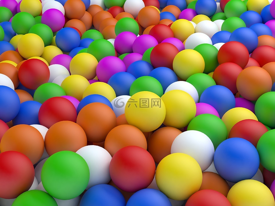 球的颜色,珠,彩球