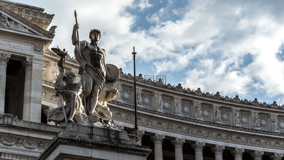 罗马,雕像,意大利