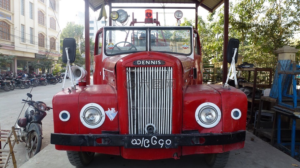 缅甸,消防车,丹尼斯