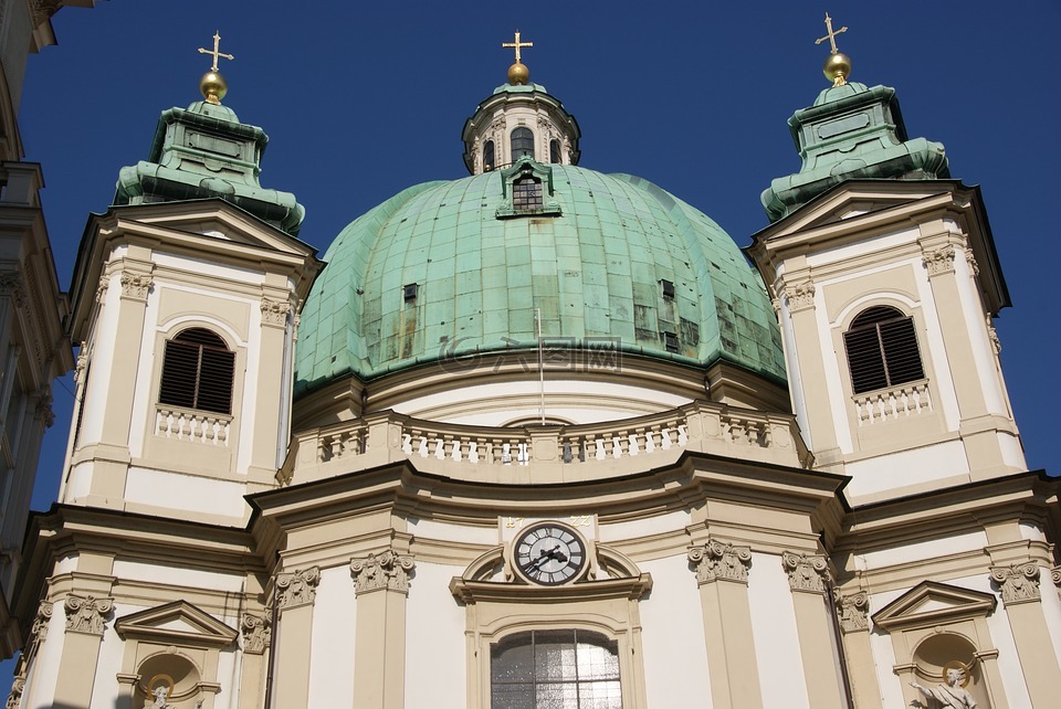 维也纳圣伯多禄教堂,维也纳,圆顶