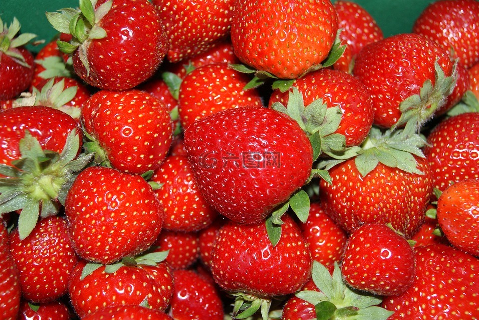 草莓,新鲜,英国