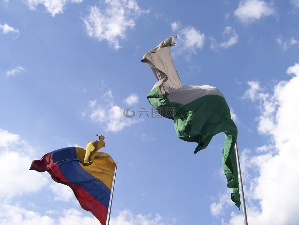 麦德林,哥伦比亚,旗