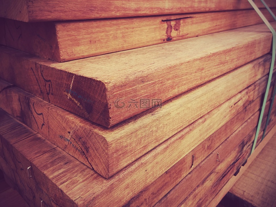 木材,桁架,建设