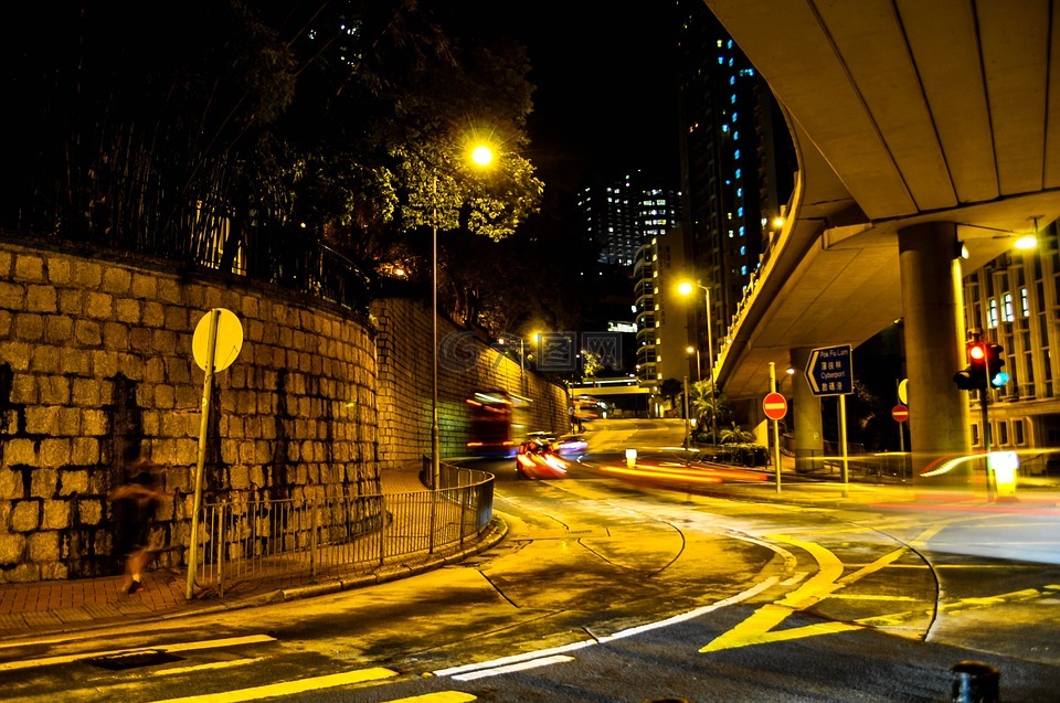 香港 夜 街高清图库素材免费下载 图片编号 六图网