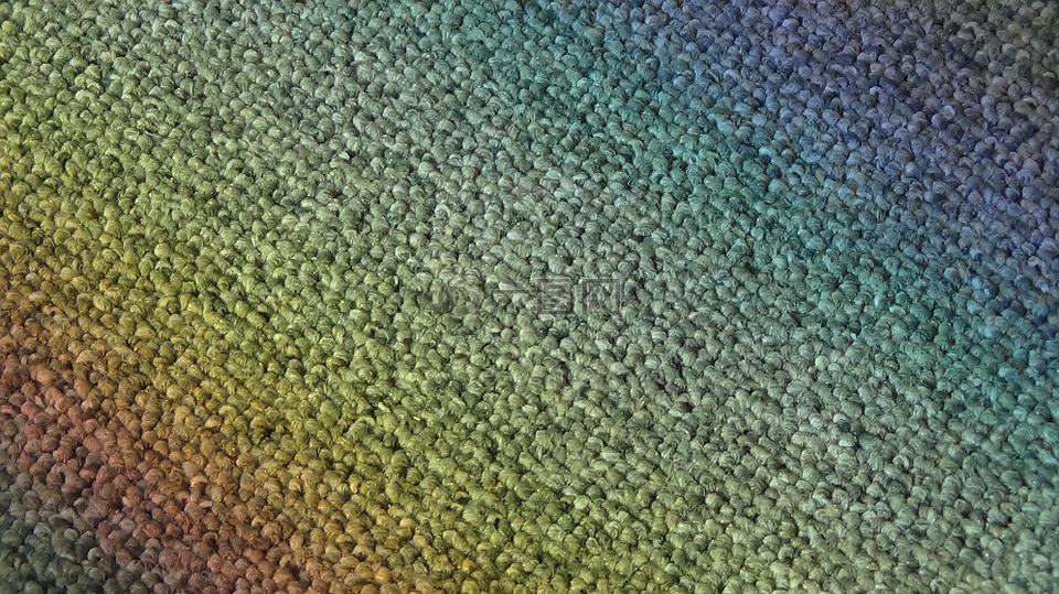 地毯,纺织,彩虹色