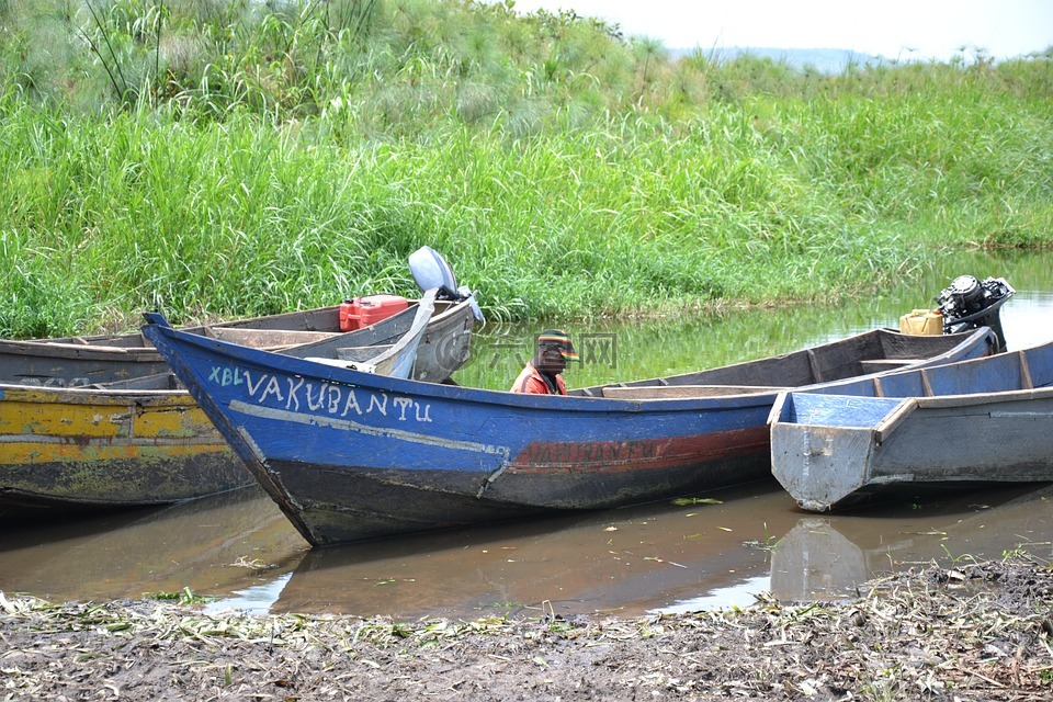 船,乌干达,湖