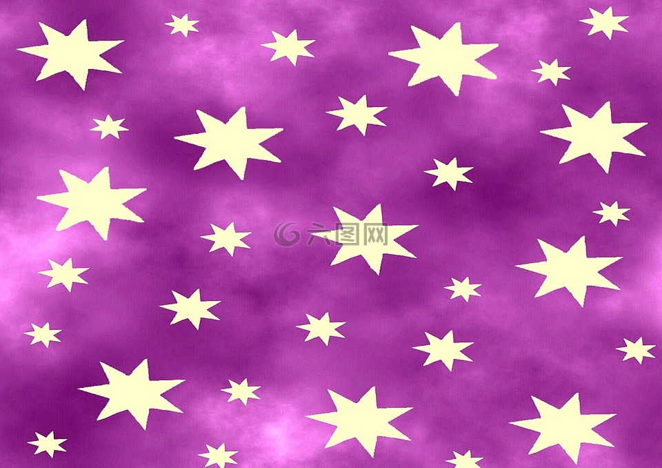 明星,紫,背景
