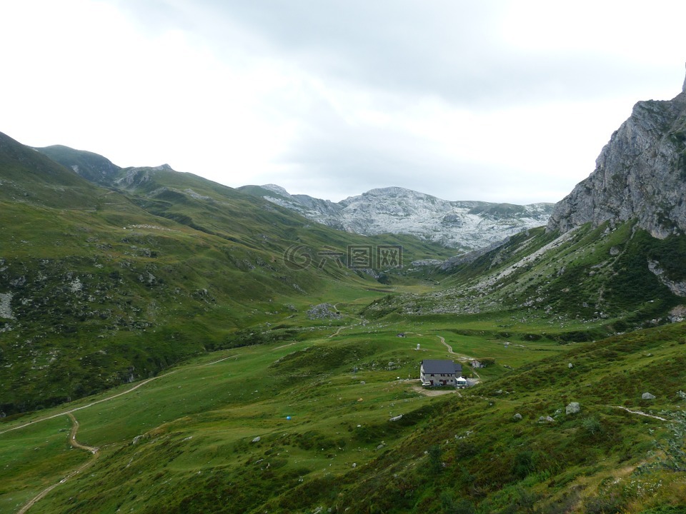 rifugio mondovì,rifugio 著作,阿爾卑斯山的小屋高清圖庫素材免費下