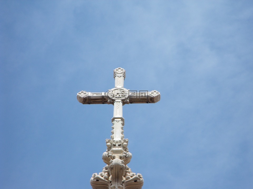 十字架,大教堂 di 那不勒斯,正面