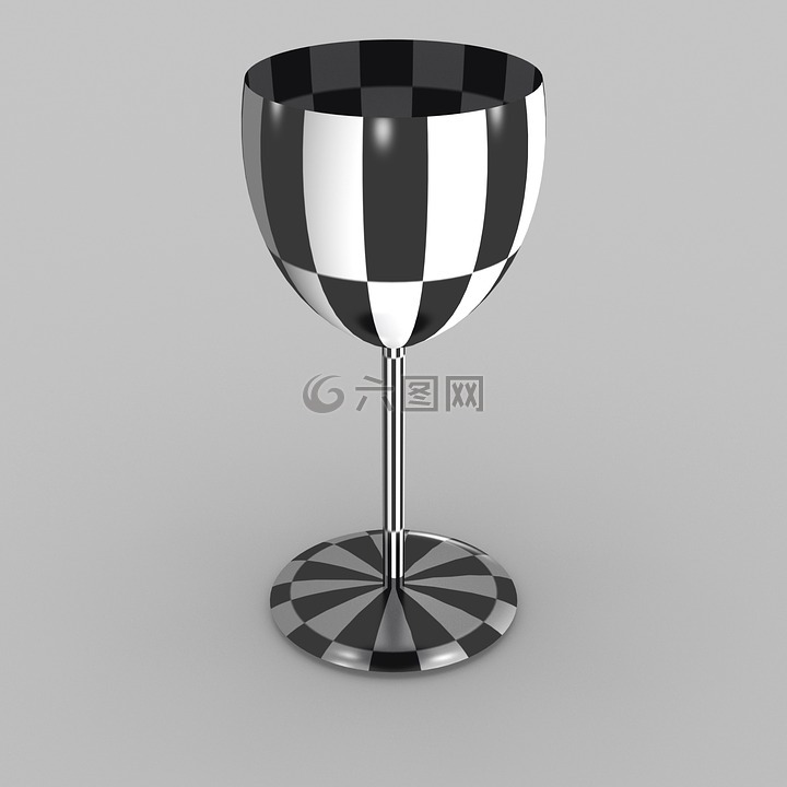 圣杯,chequered,3d