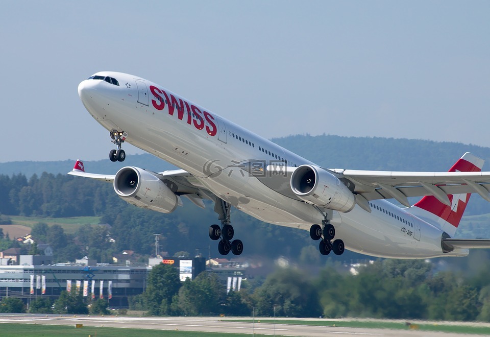 空客a330,瑞士航空公司,苏黎世机场