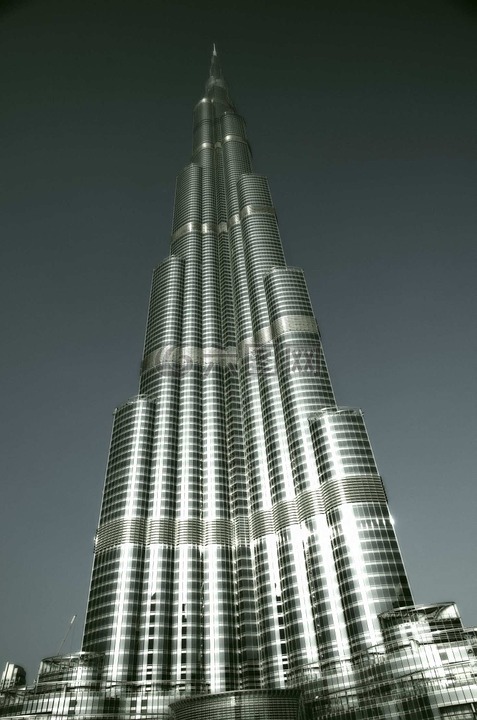 迪拜哈利法塔,迪拜,摩天大楼
