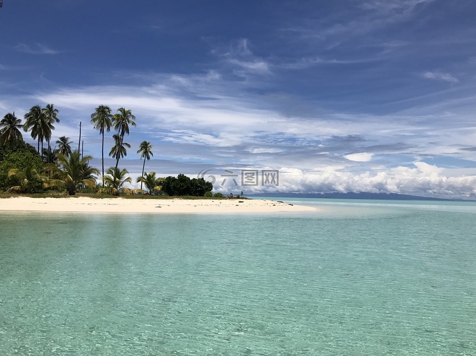 仙本那,军舰岛,海