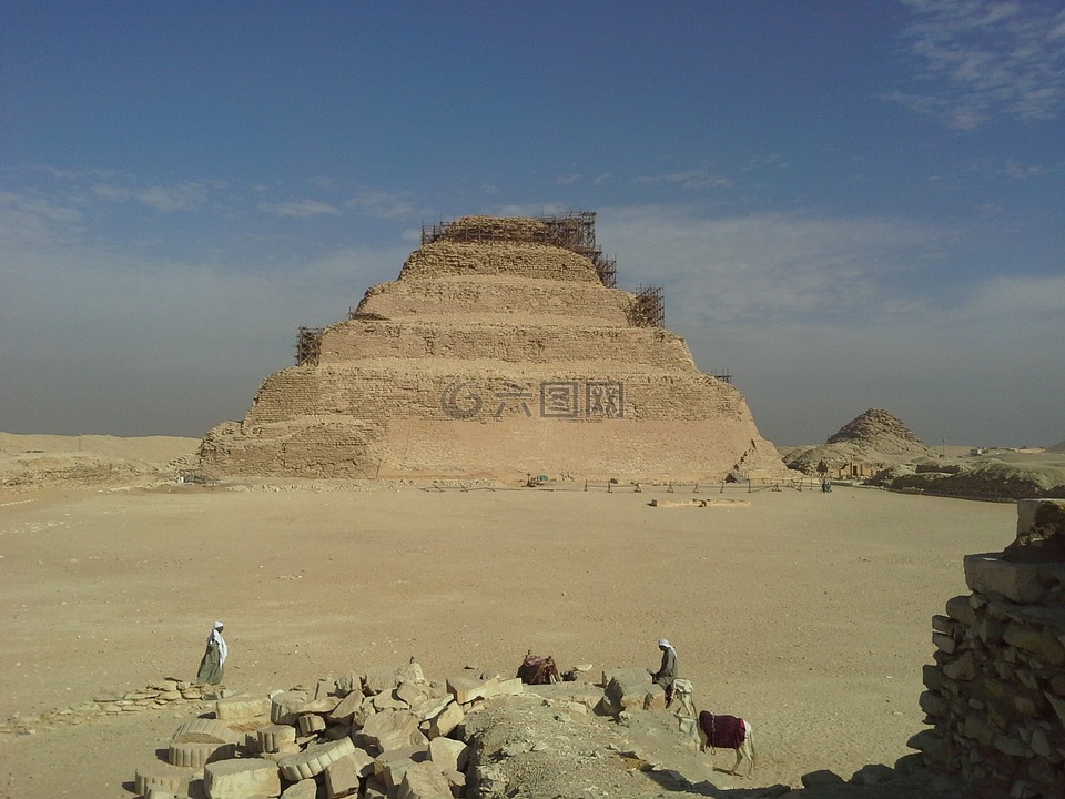金字塔,沙,沙漠