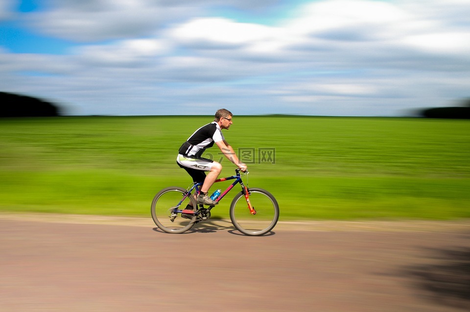 自行车,骑自行车,运动