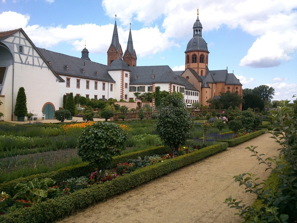 seligenstadt,修道院,klosterhof