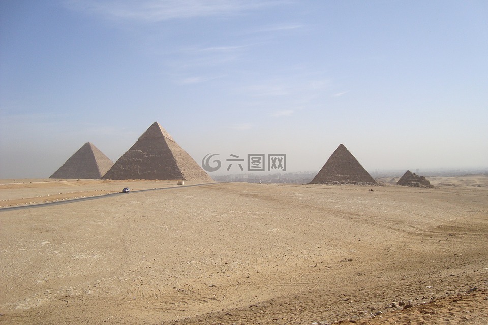 金字塔,沙,旅行
