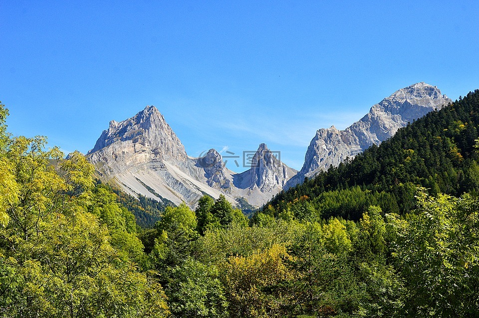 山,景观,山高