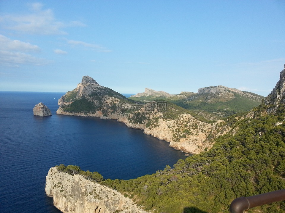 西班牙,马略卡岛沿海,景观