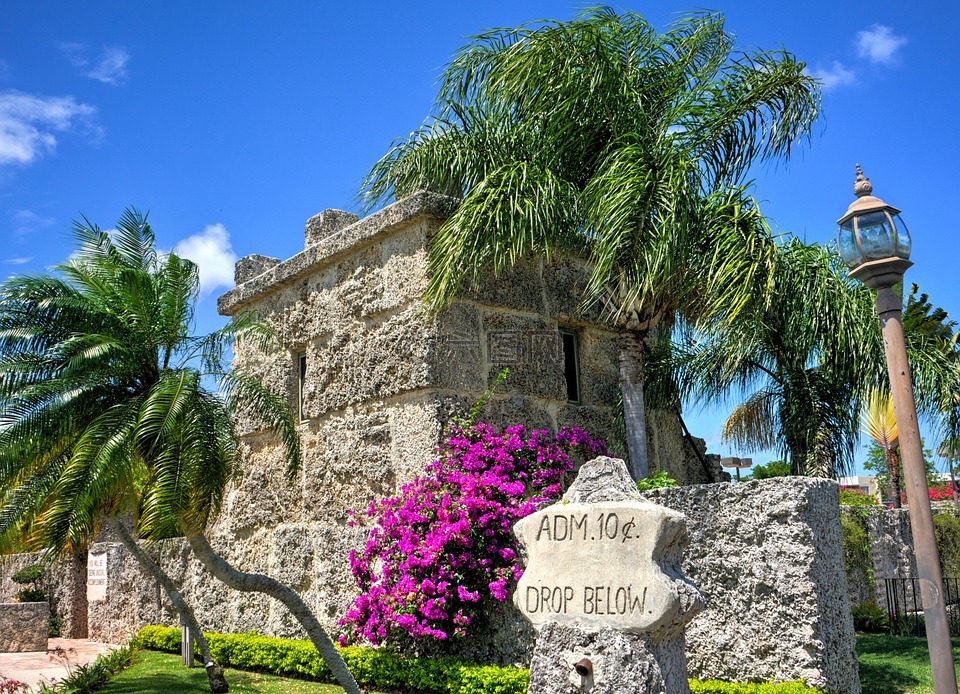 珊瑚的城堡,宅基,佛罗里达