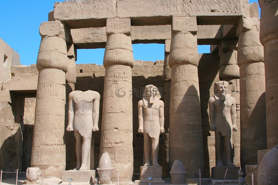 埃及,卢克索,卡纳克神庙