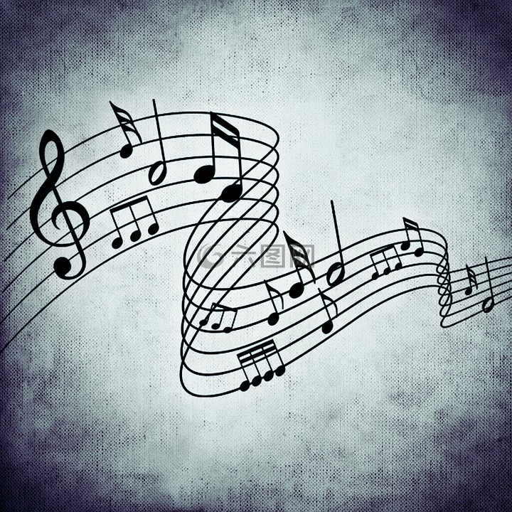 音乐旋律曲线图图片
