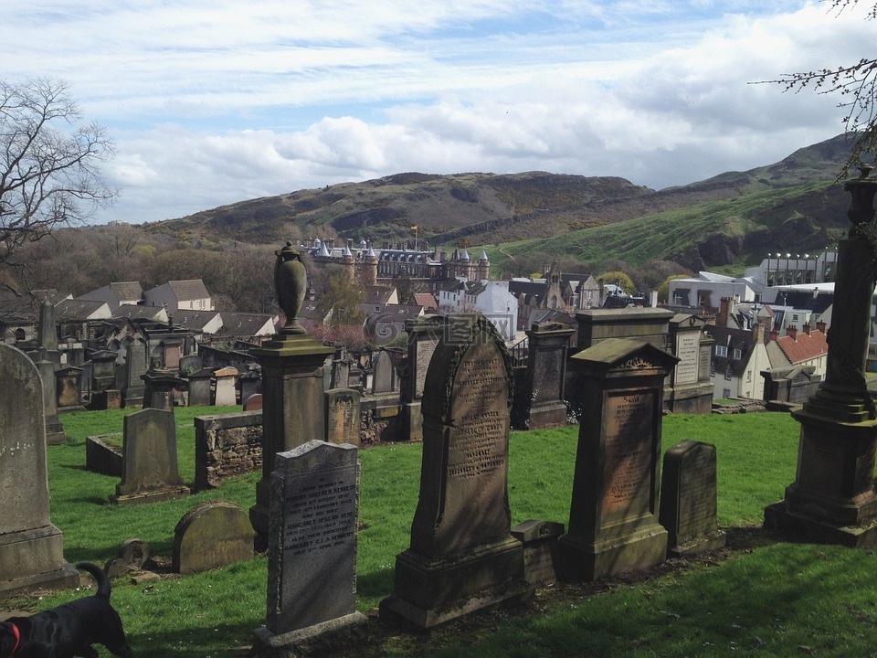 格雷夫斯,墓地,苏格兰