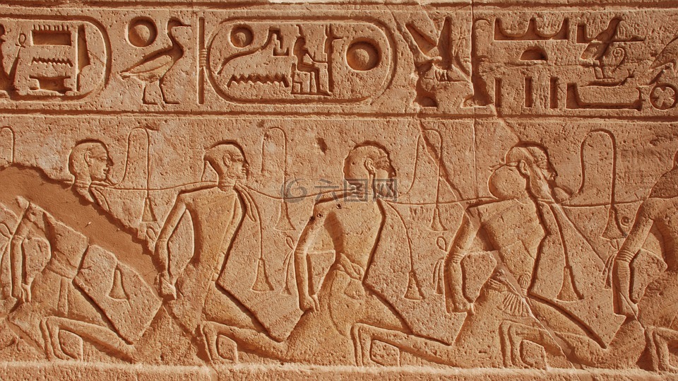 埃及,旅行,象形文字
