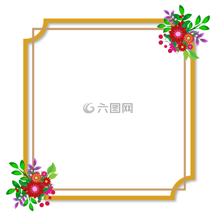 相框,鲜花,婚礼