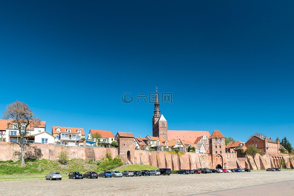 tangermünde,汉萨同盟城市,旧城区