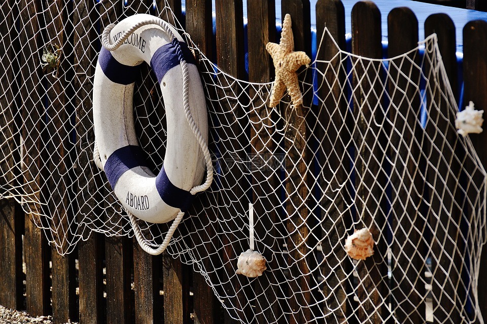 海事,鱼网,lifebelt