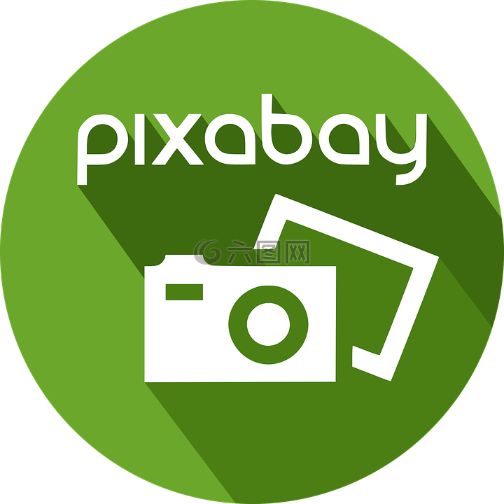 pixabay,很快,徽标