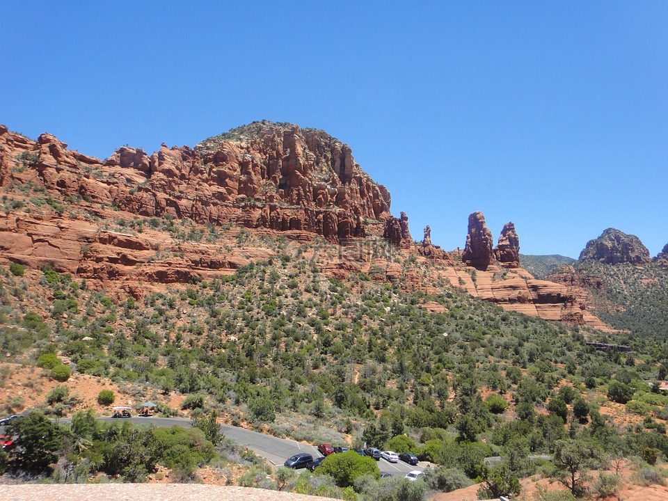 亚利桑那州,红色岩石,沙漠