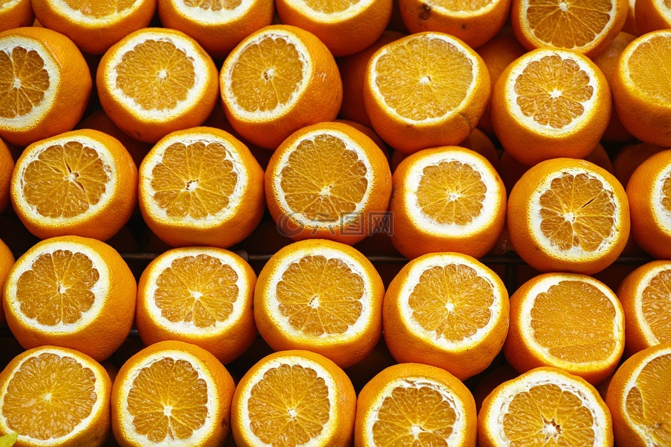 橙色,黄色,新鲜