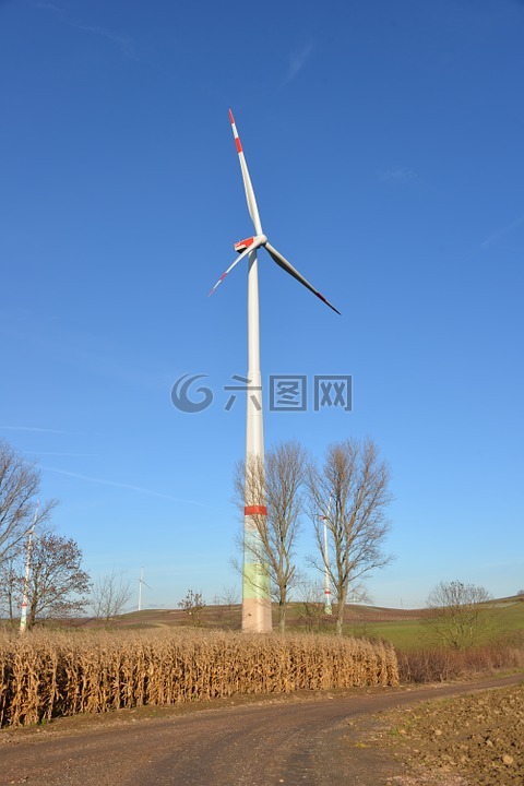风车,能源,生态能源