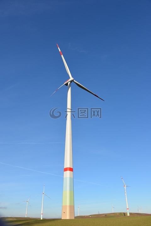 windräder,能源,生态能源