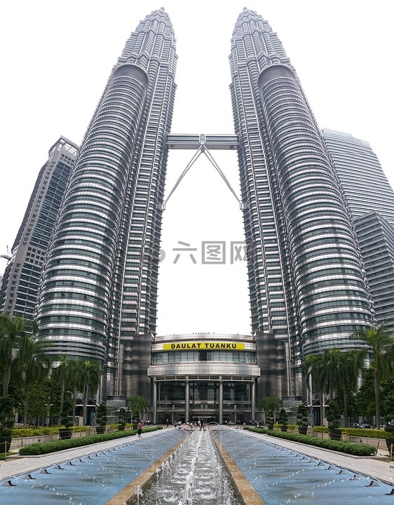 马来西亚国家石油公司双子塔,摩天楼,香港吉隆坡