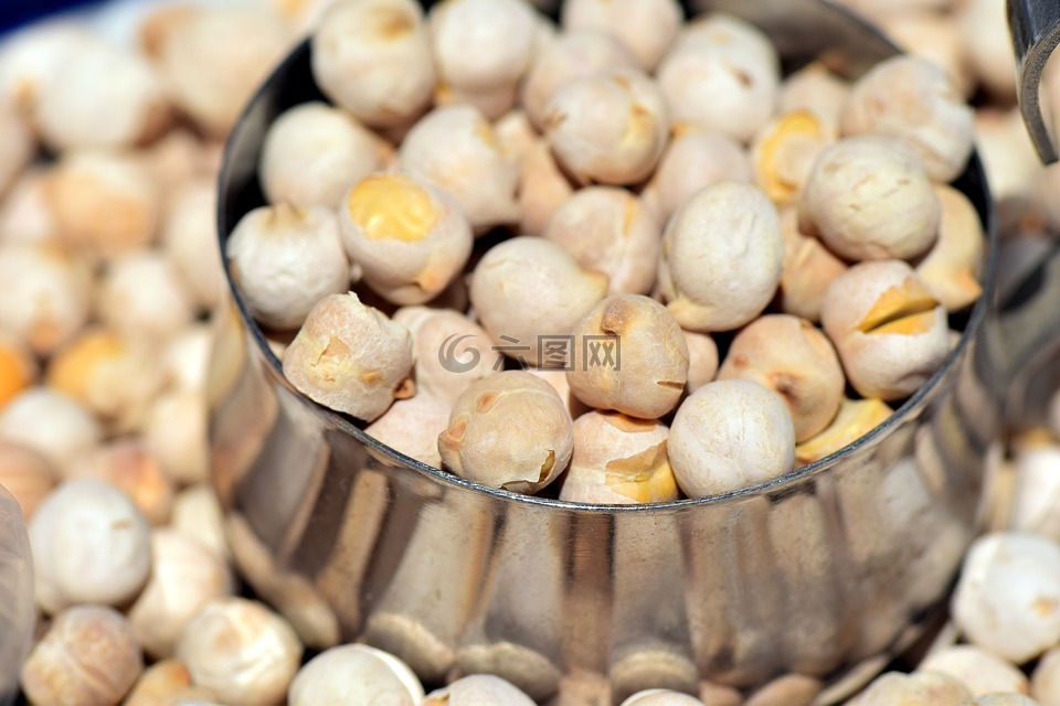 鹰嘴豆,烤,烤鹰嘴豆