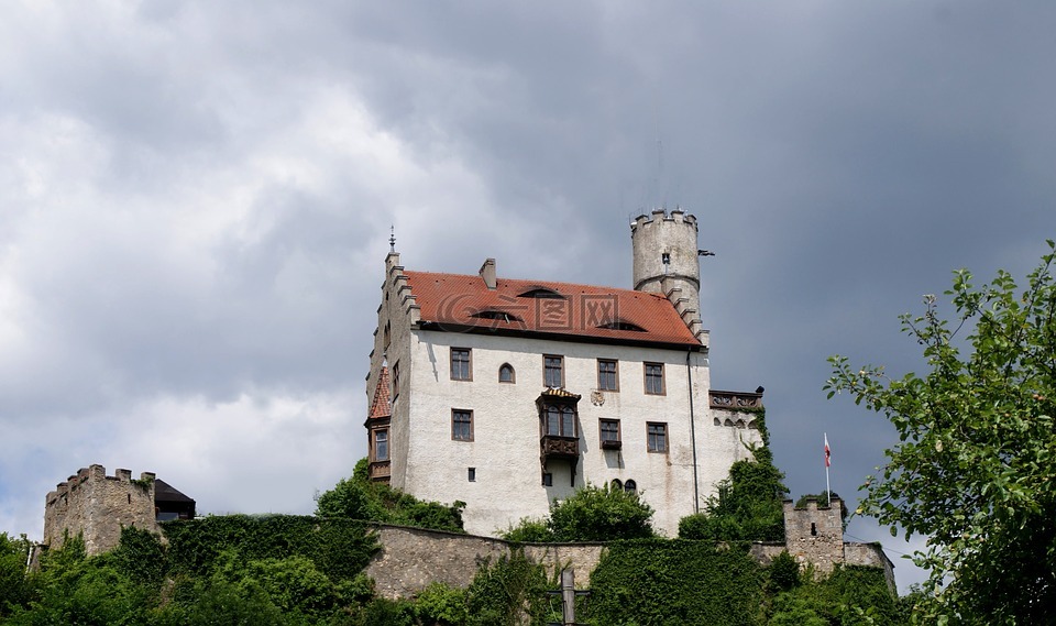 城堡,酒店,中世纪