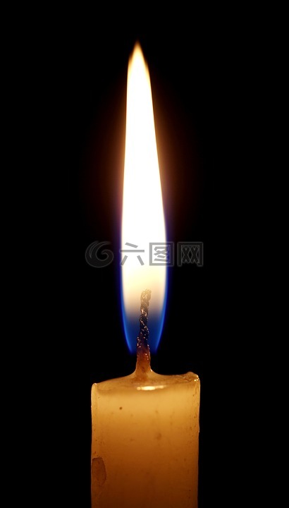 蜡烛,光,火焰