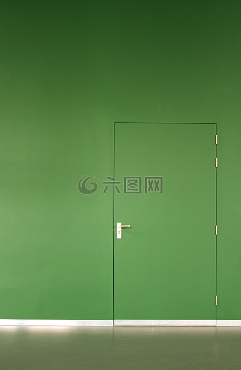 门,绿色,基本