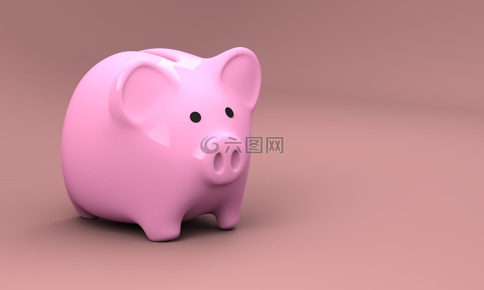 小猪,银行,钱