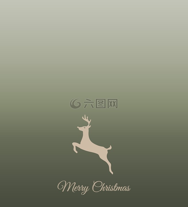 圣诞节,驯鹿,圣诞快乐
