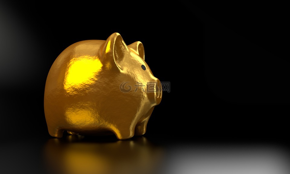 小猪,银行,钱